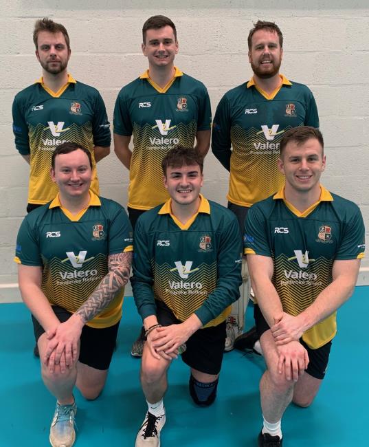 Pembroke A looking smart in their brand-new kit